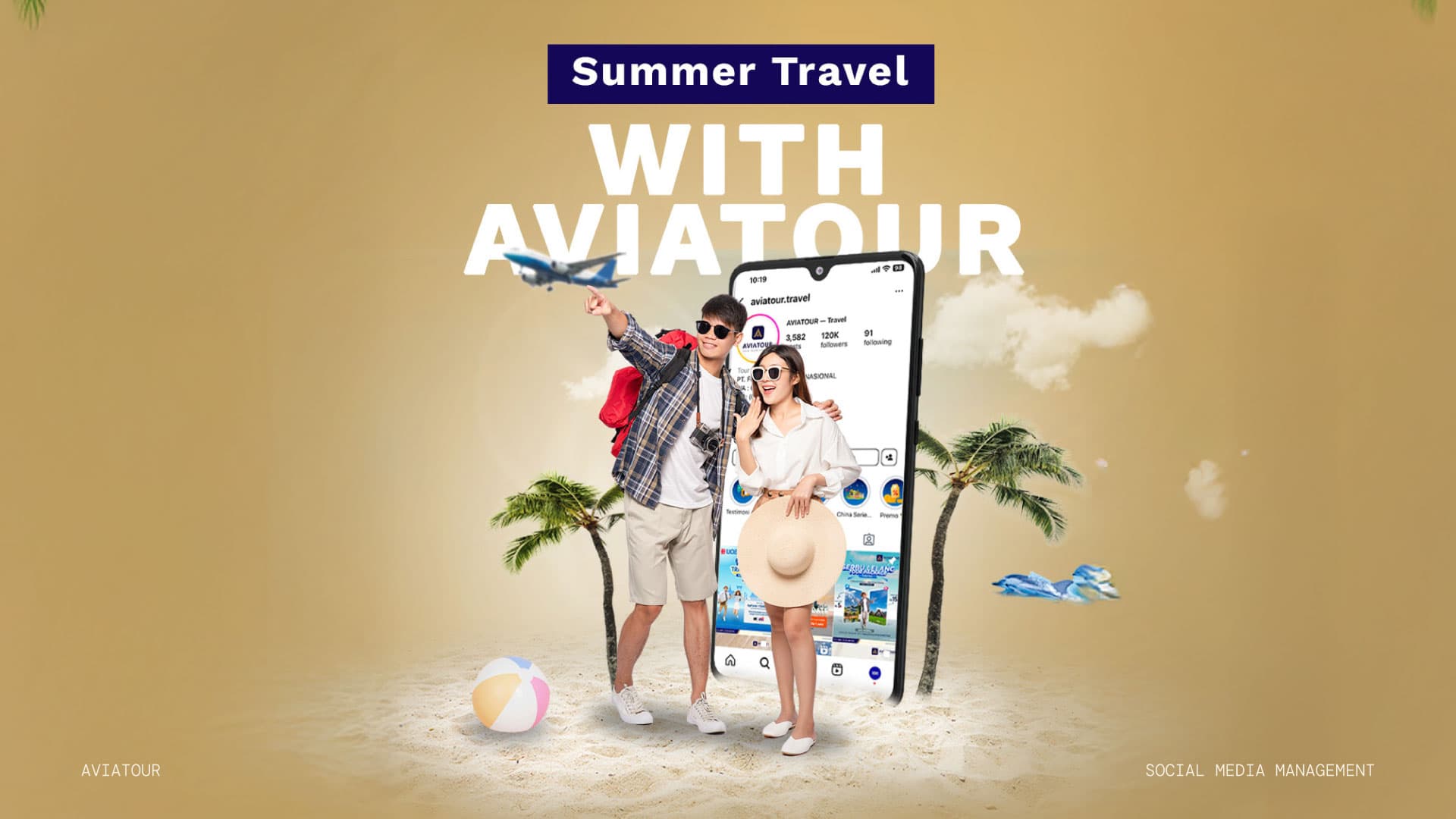 Aviatour, Social Media Management